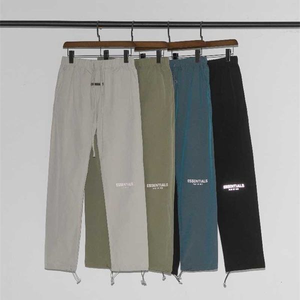 meichao new esential drawstring pants fashion brand letter reflective tooling casual, Black
meichao new esential drawstring pants fashion brand letter reflective tooling casual, Black