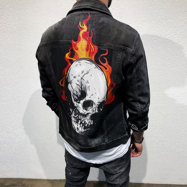 men's jackets vintage denim jackets men long sleeve buttoned lapel jean jacket fall fashion skull printed slim denim coats for mens str, Black;brown
men's jackets vintage denim jackets men long sleeve buttoned lapel jean jacket fall fashion skull printed slim denim coats for mens str, Black;brown