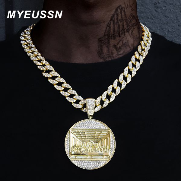 pendant necklaces hip hop last supper pendant necklace men's jewelry iced out cuban link necklace fashion pendant men gift hip hop jewe, Silver
pendant necklaces hip hop last supper pendant necklace men's jewelry iced out cuban link necklace fashion pendant men gift hip hop jewe, Silver
