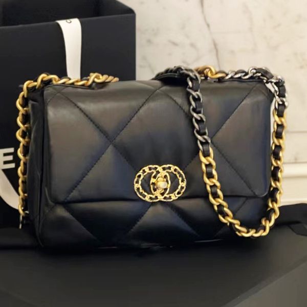 19 bag designer bag shoulder bags luxury handbags chain bag clutch flap women's fashion check velour thread double letters solid hasp w
19 bag designer bag shoulder bags luxury handbags chain bag clutch flap women's fashion check velour thread double letters solid hasp w