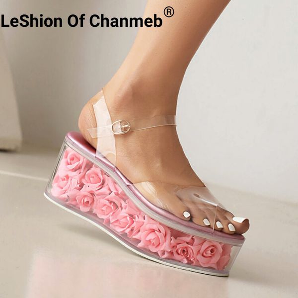 sandals leshion of chanmeb chic transparent flat platform sandals pink flower inside of outsole clear pvc buckle sandal women party shoe 230, Black
sandals leshion of chanmeb chic transparent flat platform sandals pink flower inside of outsole clear pvc buckle sandal women party shoe 230, Black