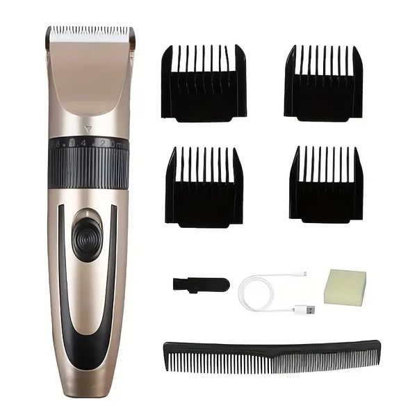professional hair clipper & beard trimmer - 4 sizes, electric cordless, usb rechargeable, sharp & durable - perfect for all hair types
professional hair clipper & beard trimmer - 4 sizes, electric cordless, usb rechargeable, sharp & durable - perfect for all hair types