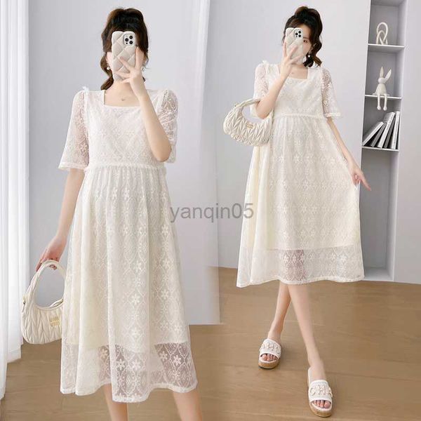 maternity dresses 5118# 2023 summer korean fashion lace maternity dress sweet a line slim clothes for pregnant women pregnancy clothing hkd2, White
maternity dresses 5118# 2023 summer korean fashion lace maternity dress sweet a line slim clothes for pregnant women pregnancy clothing hkd2, White