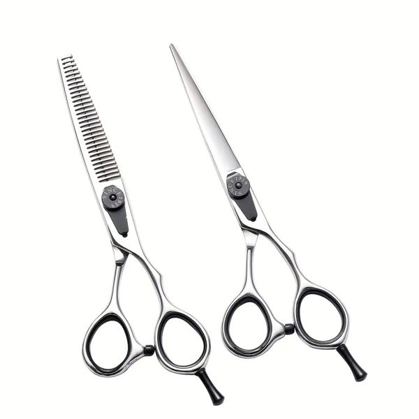 6 inch hair cutting scissors ,stainless steel hairdressing shears set professional thinning scissors for barber/salon/home/men/women/kids/ad
6 inch hair cutting scissors ,stainless steel hairdressing shears set professional thinning scissors for barber/salon/home/men/women/kids/ad