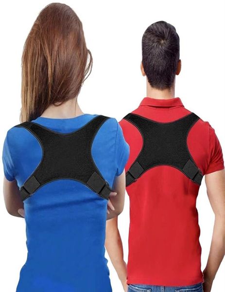 adjustable back posture brace support belt corrector clavicle back shoulder lumbar posture correction corrector de postura233r9647886, Black;blue
adjustable back posture brace support belt corrector clavicle back shoulder lumbar posture correction corrector de postura233r9647886, Black;blue