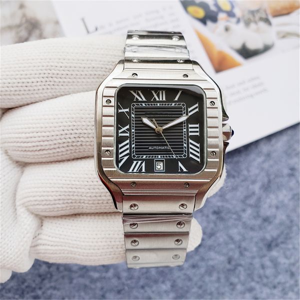 luxury u1 aaa automatic watches for men busines watch made premium stainless steel blue wristwatch beedle sapphire len deep waterproof watch, Slivery;brown
luxury u1 aaa automatic watches for men busines watch made premium stainless steel blue wristwatch beedle sapphire len deep waterproof watch, Slivery;brown