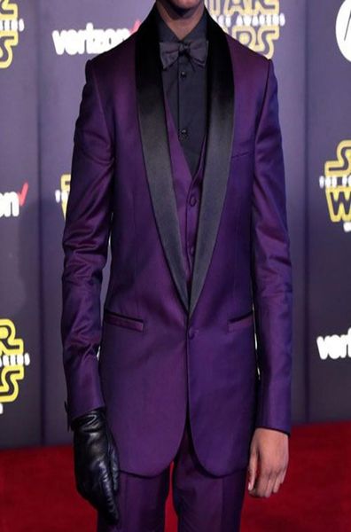purple evening party men suits black shawl lapel three piece custom made wedding groomsmen tuxedos jacket pants vest3064847, Black;gray
purple evening party men suits black shawl lapel three piece custom made wedding groomsmen tuxedos jacket pants vest3064847, Black;gray