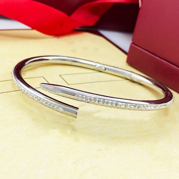 bracelets designer for women gold chain bracelet nail bracelet bangle women men gold silver stainless wedding party lover jewelry size 16 19, Black
bracelets designer for women gold chain bracelet nail bracelet bangle women men gold silver stainless wedding party lover jewelry size 16 19, Black