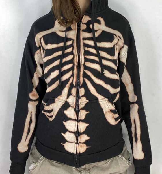 women039s hoodies sweatshirts syj y2k skull gothic egirl autumn winter coat jacket women zip up skeleton sweatshirt vintage 9437047, Black
women039s hoodies sweatshirts syj y2k skull gothic egirl autumn winter coat jacket women zip up skeleton sweatshirt vintage 9437047, Black