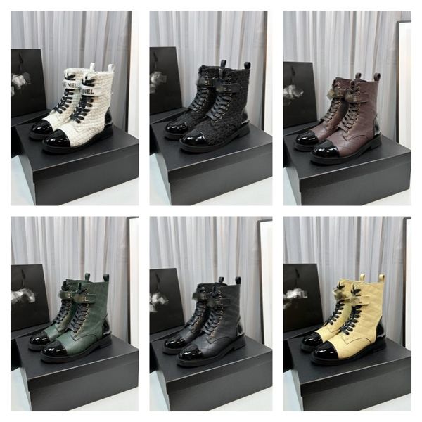 luxury designer chan c boots womens rhombus quilted checks booties leather fragrant style ankle boot interlocking c platform flat boots cycl, Black
luxury designer chan c boots womens rhombus quilted checks booties leather fragrant style ankle boot interlocking c platform flat boots cycl, Black