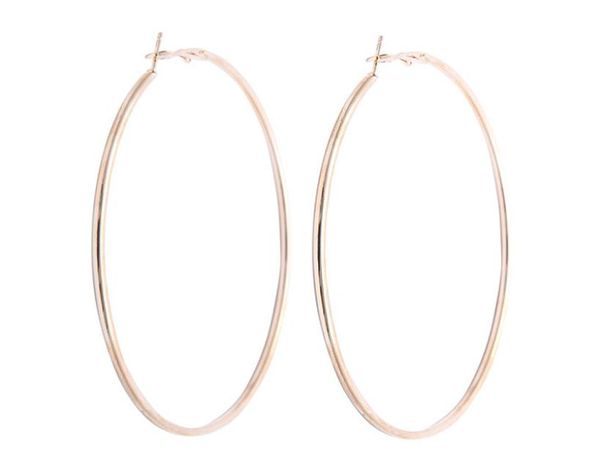 trendy silver gold plated big hoop earrings for women smooth circle round loop creole earring party jewelry whole8141061, Golden;silver 
trendy silver gold plated big hoop earrings for women smooth circle round loop creole earring party jewelry whole8141061, Golden;silver