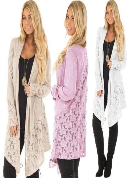 women irregular lace floral casual long sleeve shawl jacket coat outwear cardigan female clothes fall spring plus size l5xl11299560, Black;brown
women irregular lace floral casual long sleeve shawl jacket coat outwear cardigan female clothes fall spring plus size l5xl11299560, Black;brown