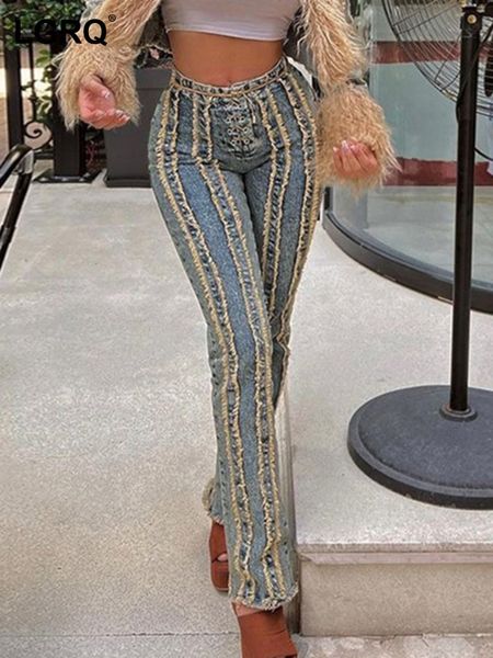 women s pants s lgrq fashion high waist stripe hairy design jeans autumn street american style spicy girl versatile denim 19 964 230808, Black;white
women s pants s lgrq fashion high waist stripe hairy design jeans autumn street american style spicy girl versatile denim 19 964 230808, Black;white