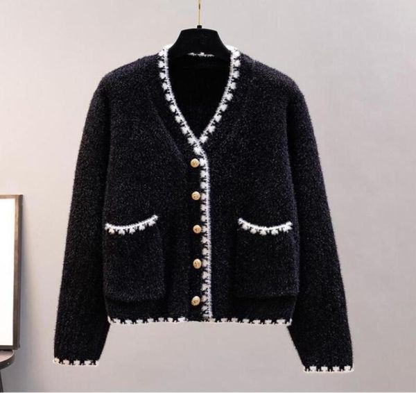 new woman sweaters xury korean elasticity long sleeve black v neck embroidery honey women sweater knitwear 6554089, White;black
new woman sweaters xury korean elasticity long sleeve black v neck embroidery honey women sweater knitwear 6554089, White;black