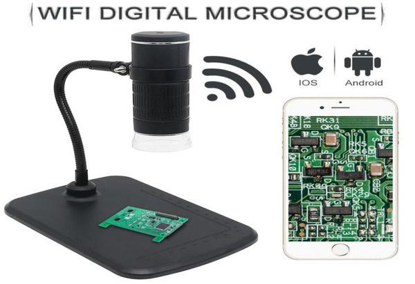 1000x digital wifi microscope 1080p smart phone video microscope camera for pcb solder slides watching rechargeable support ios an4010669, Silver
1000x digital wifi microscope 1080p smart phone video microscope camera for pcb solder slides watching rechargeable support ios an4010669, Silver