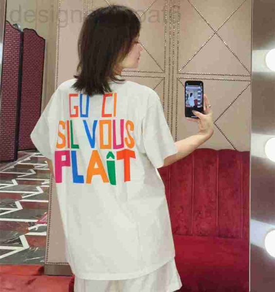 women's t-shirt designer women's t-shirt designer high editionnew luxury fashion front and back colorful letter printing versatile, White
women's t-shirt designer women's t-shirt designer high editionnew luxury fashion front and back colorful letter printing versatile, White