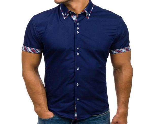 brand men clothing fashion shirt male dress shirts slim fit turn down men short sleeve mens hawaiian shirt big size 3xl5345937, White;black
brand men clothing fashion shirt male dress shirts slim fit turn down men short sleeve mens hawaiian shirt big size 3xl5345937, White;black