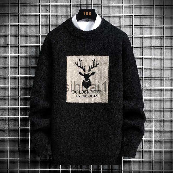 men's sweaters 2022 autumn vintage sweaters oversized mens knitted sweater men deer print pullover hip hop harajuku white padded velvet, White;black
men's sweaters 2022 autumn vintage sweaters oversized mens knitted sweater men deer print pullover hip hop harajuku white padded velvet, White;black
