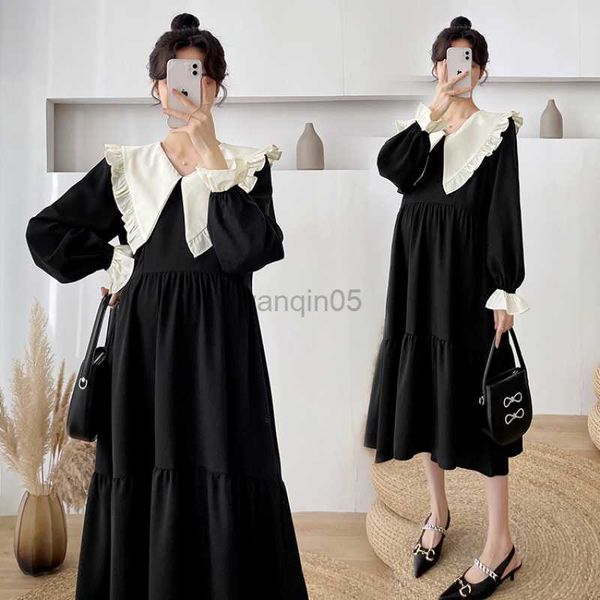 maternity dresses 9886# autumn korean fashion maternity long dress elegant ruffle o neck a line clothes for pregnant women pregnancy clothin, White
maternity dresses 9886# autumn korean fashion maternity long dress elegant ruffle o neck a line clothes for pregnant women pregnancy clothin, White