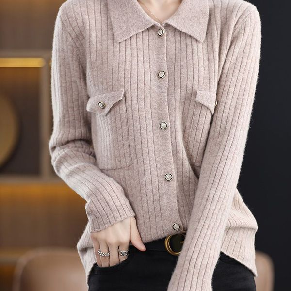 2023 autumn and winter new crewneck cardigan women's knits twisted cashmere sweater knitted wool cardigan bottom coat, White
2023 autumn and winter new crewneck cardigan women's knits twisted cashmere sweater knitted wool cardigan bottom coat, White