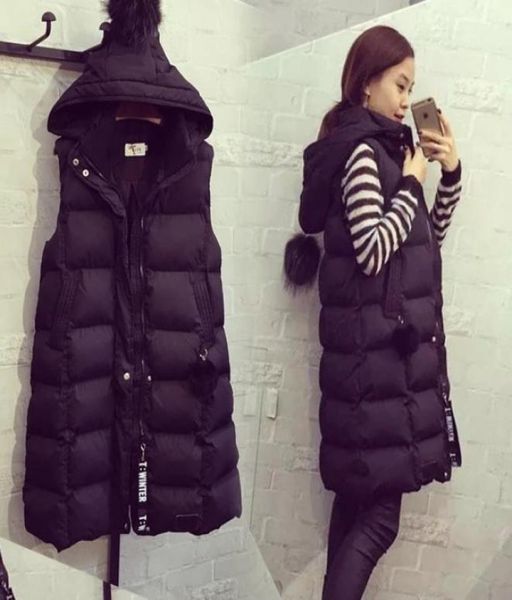 sleeveless down cotton coat long zipper women vest plus size fashion waistcoat female medium and long warm winter jacket women1489379, Black;white
sleeveless down cotton coat long zipper women vest plus size fashion waistcoat female medium and long warm winter jacket women1489379, Black;white