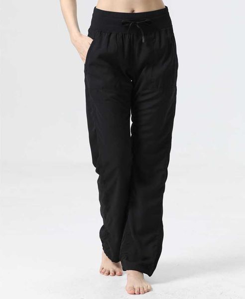 lu-256 dance studio yoga leggings drawstring gym clothes women's sports running fitness flare pants, Black;white
lu-256 dance studio yoga leggings drawstring gym clothes women's sports running fitness flare pants, Black;white