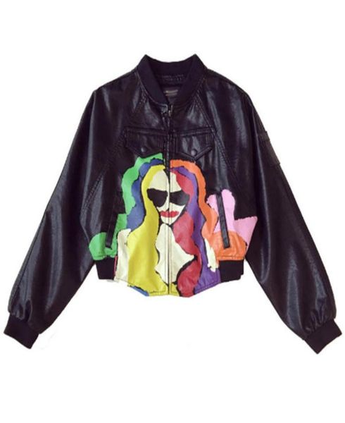 ailegogo 2019 new women faux leather short jacket coats autumn print zipper pu leather jacket black lady motorcycle outwear3686320
ailegogo 2019 new women faux leather short jacket coats autumn print zipper pu leather jacket black lady motorcycle outwear3686320