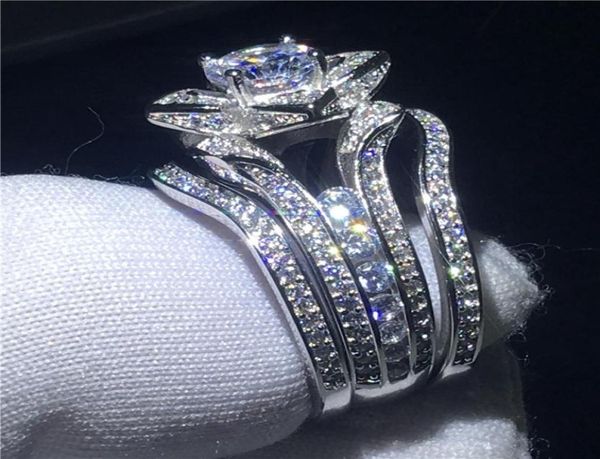 elegant 3in1 flower ring sets 925 sterling silver diamond engagement wedding band rings for women party jewelry gift4697699, Slivery;golden
elegant 3in1 flower ring sets 925 sterling silver diamond engagement wedding band rings for women party jewelry gift4697699, Slivery;golden