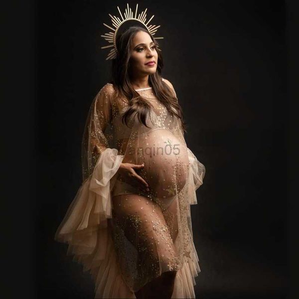 maternity dresses see through golden tulle maternity pgraphy dress big flare sleeve maternity tulle p shoot dress hkd230808, White
maternity dresses see through golden tulle maternity pgraphy dress big flare sleeve maternity tulle p shoot dress hkd230808, White