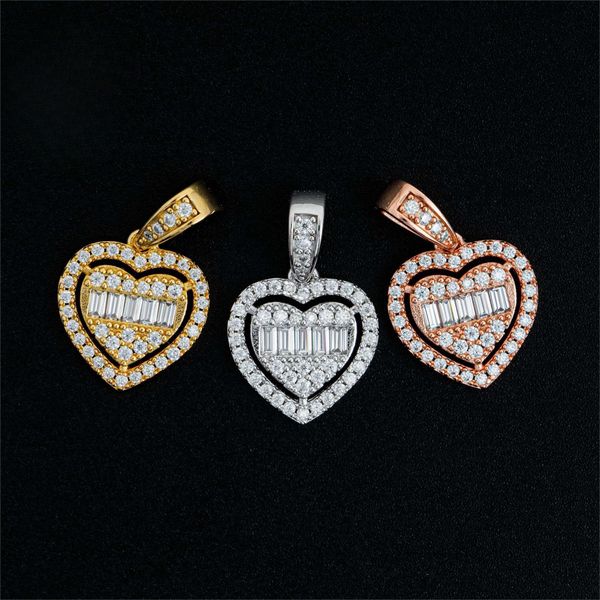 new men's and women's heart shaped hip hop pendant 925 silver mosang pendant european and american rock pendant
new men's and women's heart shaped hip hop pendant 925 silver mosang pendant european and american rock pendant
