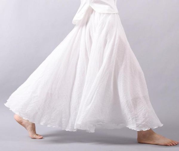 skirts women summer skirt linen cotton vintage long elastic waist pleated maxi beige white boho faldas1249206, Black
skirts women summer skirt linen cotton vintage long elastic waist pleated maxi beige white boho faldas1249206, Black