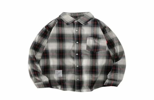 style plaid jacket retro fashion pocket oversized shirt men and women lapel collar long sleeve loose coat chic 7364178264246, White;black
style plaid jacket retro fashion pocket oversized shirt men and women lapel collar long sleeve loose coat chic 7364178264246, White;black