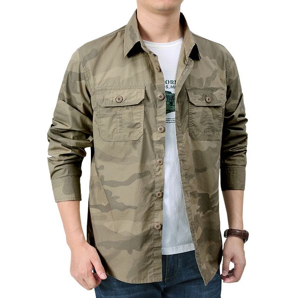 fashion camo long sleeve shirt men fashion military work shirts overshirt male oversized loose camouflage undies xxxxl, White;black
fashion camo long sleeve shirt men fashion military work shirts overshirt male oversized loose camouflage undies xxxxl, White;black