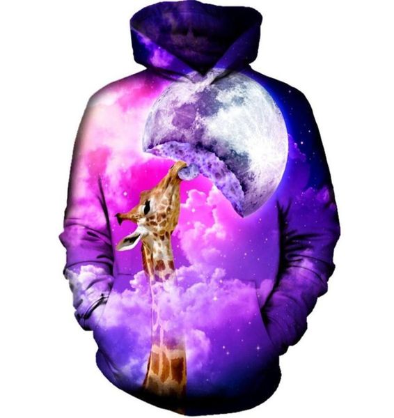 2018 long sleeve 3d hoodies giraffe print men women harajuku hoodies casual graphic m3xl plus size whole7735005, Black
2018 long sleeve 3d hoodies giraffe print men women harajuku hoodies casual graphic m3xl plus size whole7735005, Black