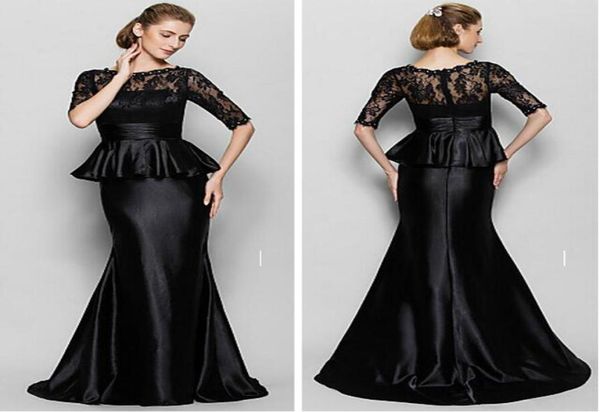 black mother dresses with half sleeves jewel mermaid lace and elastic satin floorlength mother of the bride dress8191664, Black;red
black mother dresses with half sleeves jewel mermaid lace and elastic satin floorlength mother of the bride dress8191664, Black;red