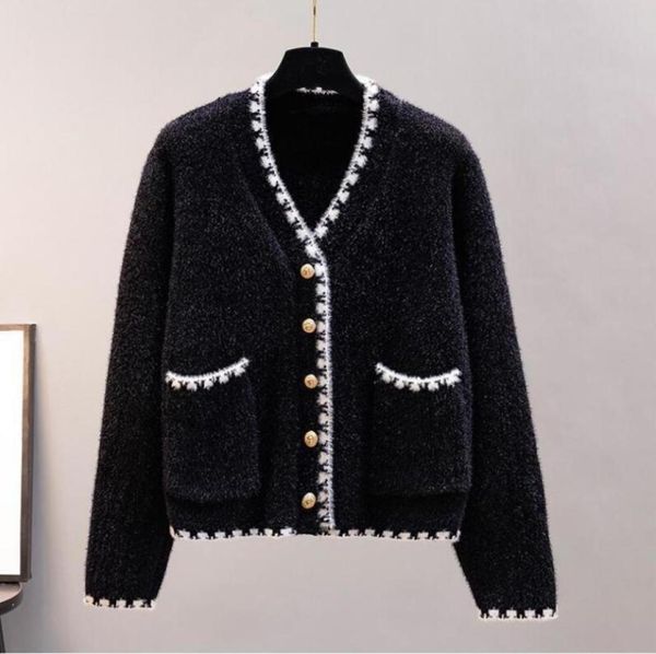 new woman sweaters xury korean elasticity long sleeve black v neck embroidery honey women sweater knitwear 4824718, White;black
new woman sweaters xury korean elasticity long sleeve black v neck embroidery honey women sweater knitwear 4824718, White;black