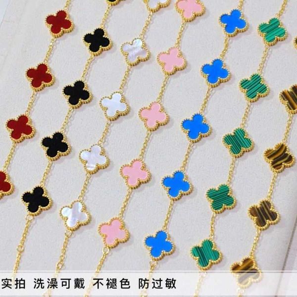 van clover bracelet designer five flowers four-leaf clover bracelet women's fashion simple send girlfriend gift, Golden;silver
van clover bracelet designer five flowers four-leaf clover bracelet women's fashion simple send girlfriend gift, Golden;silver