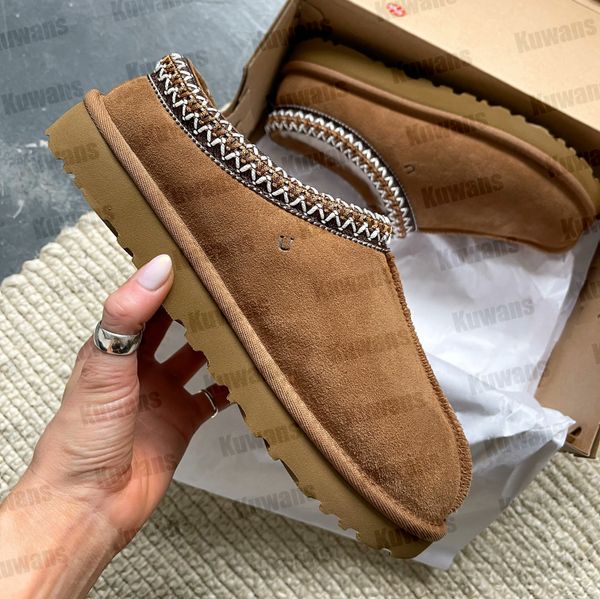 tasman slippers tazz chestnut fur slides sheepskin shearling classic ultra mini platform boot winter mules women men slip-on shoes suede upp, Black
tasman slippers tazz chestnut fur slides sheepskin shearling classic ultra mini platform boot winter mules women men slip-on shoes suede upp, Black