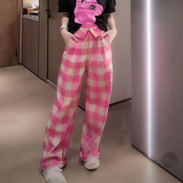 women's pants capris pink plaid fashion wide leg pants y2k high waist straight casual pants for women korean women's clothes panta, Black;white
women's pants capris pink plaid fashion wide leg pants y2k high waist straight casual pants for women korean women's clothes panta, Black;white
