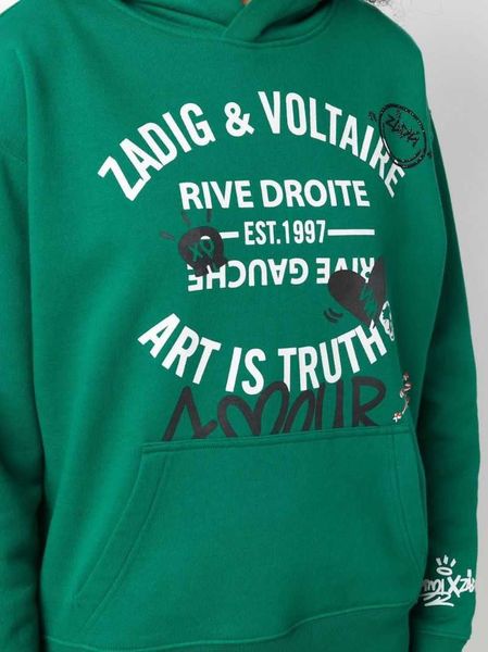 zadig voltaire tide designers classic printing diamond green inner fleece women luxury hoodie fashion pure cotton crew neck apparel fashion, Black
zadig voltaire tide designers classic printing diamond green inner fleece women luxury hoodie fashion pure cotton crew neck apparel fashion, Black