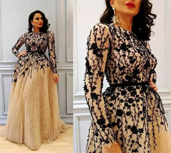golden champagne long prom dresses elegant long sleeve black appliqued tulle covered lace evening dress glamorous middle east prom7581552
golden champagne long prom dresses elegant long sleeve black appliqued tulle covered lace evening dress glamorous middle east prom7581552