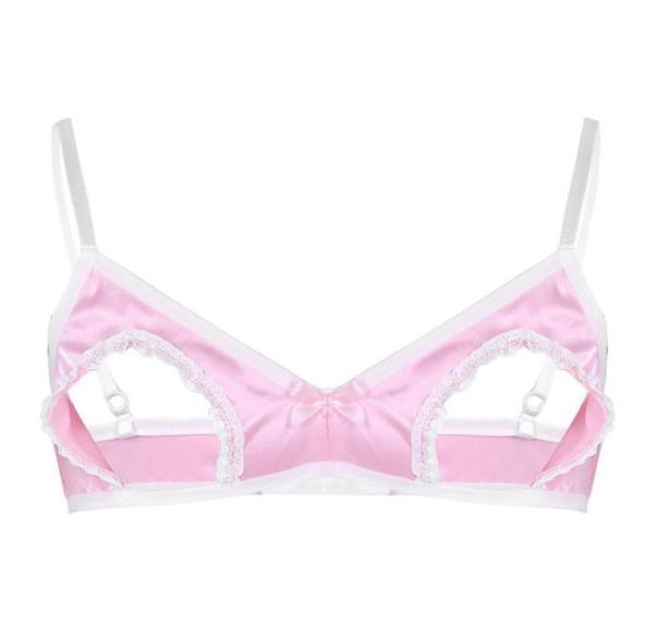 mens sissy lingerie open cup lace bra soft smooth satin spaghetti straps hollow out nipples wire no padded bras1130792, Red;black
mens sissy lingerie open cup lace bra soft smooth satin spaghetti straps hollow out nipples wire no padded bras1130792, Red;black