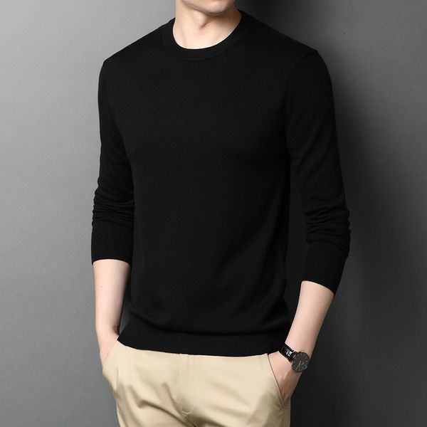 men's sweaters 2023 spring autumn sweater men's clothing round neck solid color knitwear zde3066 230807, White;black
men's sweaters 2023 spring autumn sweater men's clothing round neck solid color knitwear zde3066 230807, White;black
