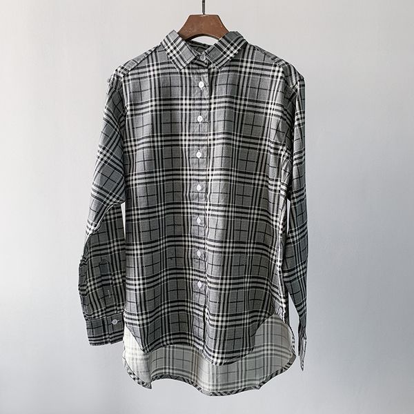 new women toteme women's plaid cardigan single-breasted lapel long sleeve shirt, White
new women toteme women's plaid cardigan single-breasted lapel long sleeve shirt, White