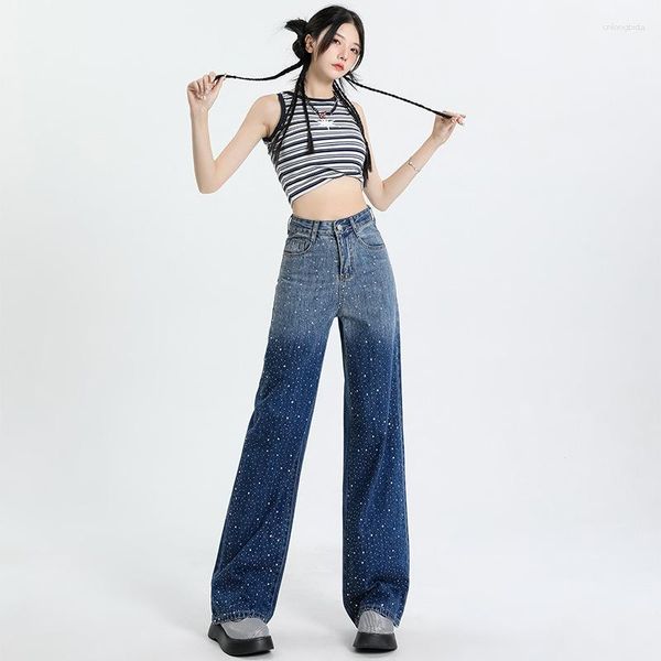 women's jeans high waist women american fashion streetwear wide leg jean female summer vintage blue trouser straight baggy denim pants
women's jeans high waist women american fashion streetwear wide leg jean female summer vintage blue trouser straight baggy denim pants