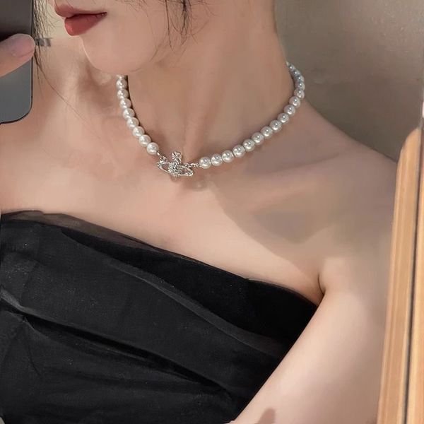 jewelry women's pearl pendant viviiiii pendant planet fashion design jewelry luxury necklace men's chain beimu alloy colorless 5 c, Silver
jewelry women's pearl pendant viviiiii pendant planet fashion design jewelry luxury necklace men's chain beimu alloy colorless 5 c, Silver
