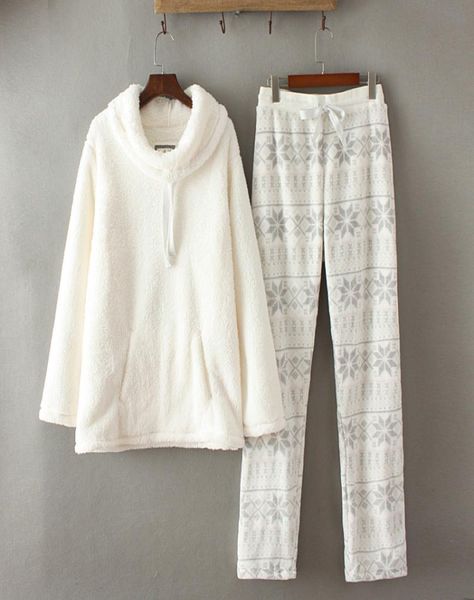 winter women fashion loose soft coral fleece thickening casual pajama set female trendy color plus size thermal lounge sleepwear 21385356, Black;red
winter women fashion loose soft coral fleece thickening casual pajama set female trendy color plus size thermal lounge sleepwear 21385356, Black;red