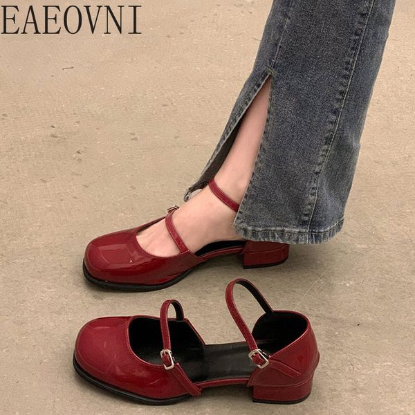 dress shoes mary jane shoes buckle pumps women thick heels elegant shallow square toe footwear party office lady leather shoes 230807, Black
dress shoes mary jane shoes buckle pumps women thick heels elegant shallow square toe footwear party office lady leather shoes 230807, Black