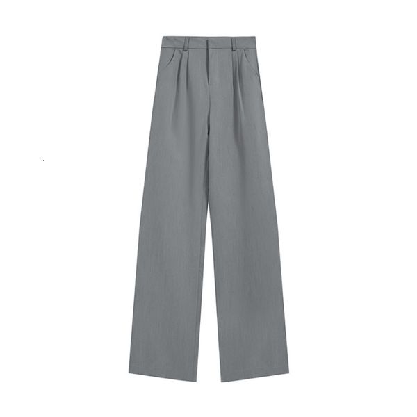 women s pants s grey suit wide leg summer style office girl trousers high waist straight casual 230808, Black;white
women s pants s grey suit wide leg summer style office girl trousers high waist straight casual 230808, Black;white