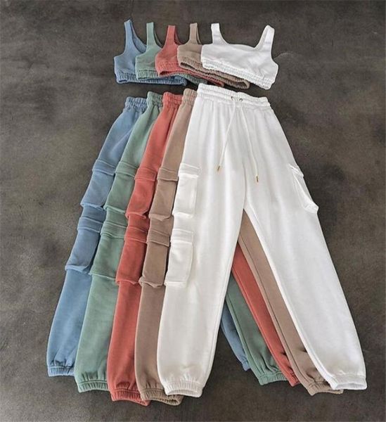fashionsolid sportswear tank and sweatpants two piece sets women sleeveless casual workout loungewear pocket tracksuits1916652, Gray
fashionsolid sportswear tank and sweatpants two piece sets women sleeveless casual workout loungewear pocket tracksuits1916652, Gray